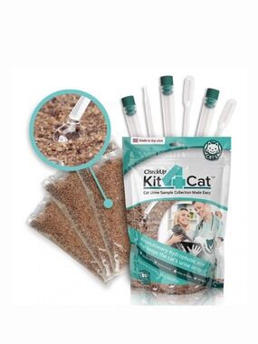 Cat Urine Sample Collection Kit - 2 lb Bag of Specialty Hydrophobic Litter